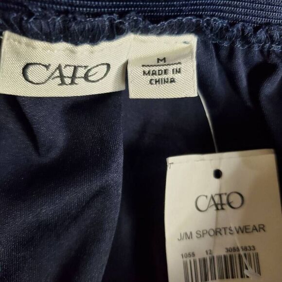 Cato Women’s Navy Blue Tiered Crochet Maxi Skirt Size M - Picture 4 of 6